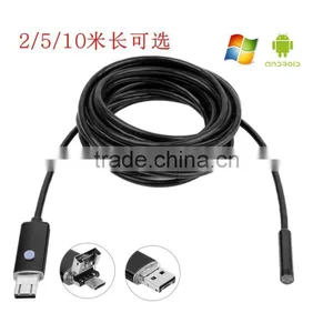Genuine High-definition Waterproof 7mm Two-in-one Phone Andrews Endoscope Industrial Detection Camera 2/5/10 Meters thumbnail-1
