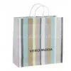 CMYK 4 Color Offset Printing Kraft Paper Shopping Bag, Coloured Paper Bags With Handles thumbnail-1