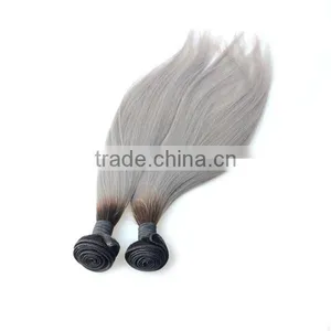 Wholesale Hair Color 1b/grey , Peruvian Hair thumbnail-6
