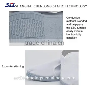 Permanent ESD Breathable Fabric Footwear With PVC Sole thumbnail-1