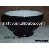 Ceramic Black Salad Bowl thumbnail-1