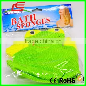 New Baby Kids Hand Puppet Wash Shower Glove Bath Sponges thumbnail-4