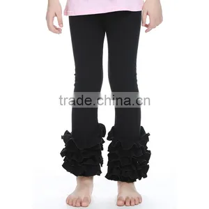 2015 Girls' Solid Color Ruffle Pants thumbnail-2