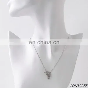 Gold Fox Pendant Necklace With Real Rose Gold Plating thumbnail-5
