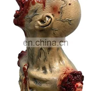Breathless Hanging Dead Head Halloween Fancy Dress Party Adult Zombie Prop thumbnail-1