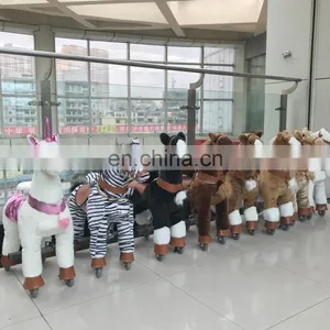 HI CE Kids Race Game Walking Mechanical Horses Walking Toys Horse Scooter thumbnail-1