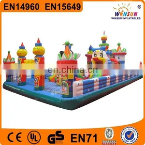 2015 Hot Selling 0.55mm PVC Giant Cartoon Inflatable Children Games for Sale thumbnail-3
