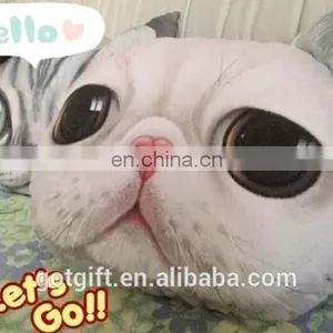 Custom Cartoon Cat Printed Pillow thumbnail-2