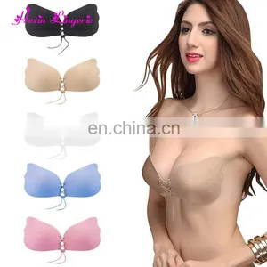 Ladies Nude Silicone Very Sexy Magic Push Up Bra thumbnail-1