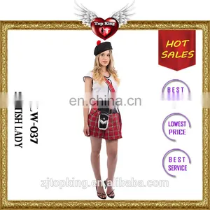 Female Adults Casual Cosplay Costume Carnival Scotish Lady Costumes for Female thumbnail-1