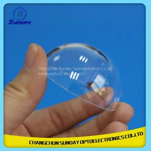 Glass Dome Lens Bk7 k9 25mm thumbnail-1