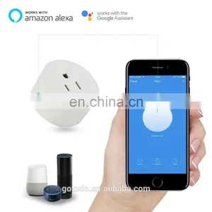 Smart WiFi Wall Socket Plug Mini Power Wireless Switch for Amazon Alexa thumbnail-3
