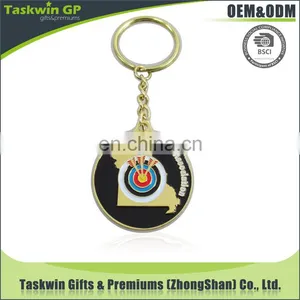 Customized Round Metal Keyring Buy Gold Plating Metal Keychain From Custom Keychain Maker thumbnail-1