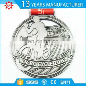 BSCI Factory Supply Cheap Custom Logo Running Award Sport Metal thumbnail-2