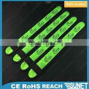 Green Color Hot Sale Glow in Dark Bracelet Arm Slap Led Band thumbnail-3