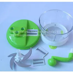Hand Crank Vegetable Chopping Grinder Kitchen Hand Powered Food Mixer thumbnail-4