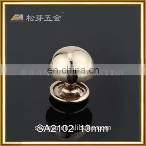 Custom Plated Screrw Rivets And Studs, Decorative Zinc Alloy Mushroom Head Shape Rivets For Bags thumbnail-3