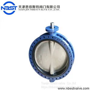 Sugar Industry Manual Operated Butterfly Valve Cast Iron UD341XP-10Q DN1000 thumbnail-1
