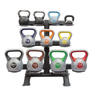 Customization Design Weight Lifting Plastic Kettlebell for Sale thumbnail-1