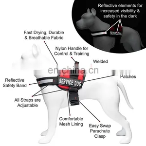 Dog Vest Harness Dog Body Padded Vest Dog Harness With Hook and Loop Straps and Handle Comfort Control for Large Dogs thumbnail-5