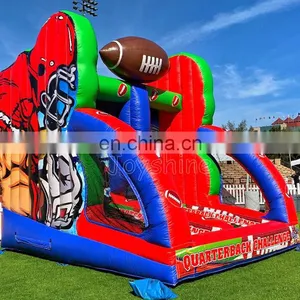 Inflatable Quarterback Challenge Football Darts Shoot Game Goals thumbnail-2