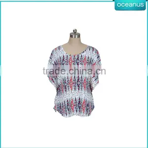 100% Engineering Print Blouse thumbnail-3