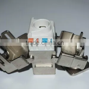 CAT.5E RJ45 8p8c STP Tooless Keystone Jacks thumbnail-4