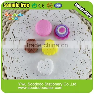 3D Bread Cake Shape Eraser For Kids thumbnail-3