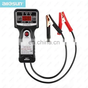 Allosun EM577 12V Digital Car Battery Tester 12V Digital Battery Analyzer CCA Tester Cold Temp Battery Load Charging Tester thumbnail-1