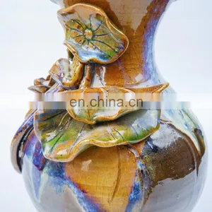 High Quality Ceramic Vase Luxury Art Decor From BatTrang Ceramics in Vietnam Manufacturer Wholesale thumbnail-2