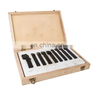 9pcs Indexable Carbide Turning Tools Set Inserts With Holder for Mini Lathe thumbnail-2