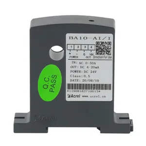 Acrel BA10-AI/I Electrical Transducer in AC0-50A Out 4-20mA Power Supply DC24V/12V Strong Overload Capability, Low Power Consum thumbnail-4