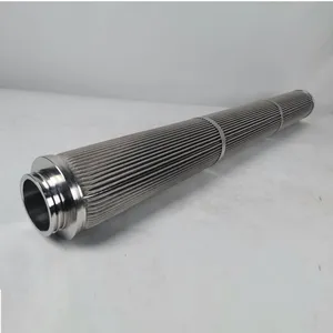 RT-070 222 Connection Stainless Steel Metal Mesh Sintered Pleated Filter Element thumbnail-4
