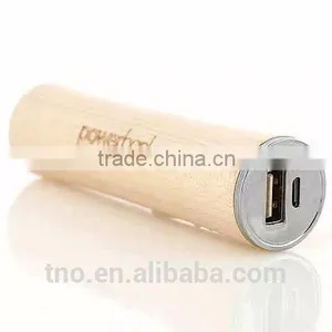 Custom Logo 2600mah Wood Power Bank Rechargeable Power Bank thumbnail-3