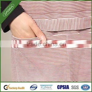 2014 Trendy Continued Hot Stripe/custom Cooking Apron,waist Apron With Zipper Pocket thumbnail-1