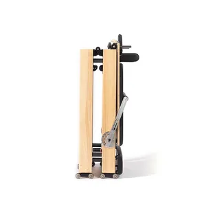 No-joint Oak Foldable Pilates Reformer thumbnail-4