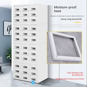 Fireproof Chemical Steel Paraffin Storage Cabinet With Lock and Adjustable Drawers for Laboratories thumbnail-2
