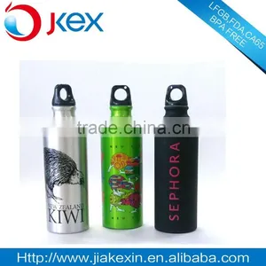 Aluminum Sport Water Bottle With Carabiner Hook thumbnail-3