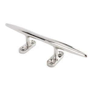 Boat Accessories Dock Bollard Stainless Steel Rope Cleat Mooring Accessories Marine Hardware Dock Cleat thumbnail-2