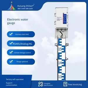 Electronic Water Gauge for Real-time Monitoring of Water Level and Liquid Level, Stainless Steel Flow Velocity and Flow Rate, Flood Prevention Alarm, and Hydrological Sensor thumbnail-1