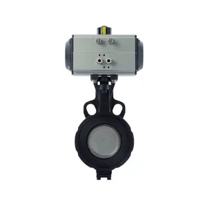 Manufacturer Direct Sales Pneumatic Double Eccentric Butterfly Valve With Clamp Butterfly Valve thumbnail-4