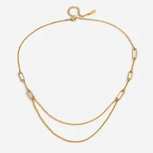 Custom Stainless Steel Necklace With 18K Gold PVD - Quick Sampling & Low MOQ thumbnail-2