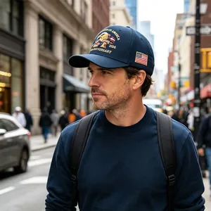 Embroidery Cotton Hat America USA Eagles 250th Anniversary Cap Independence Day 4th of July Patriot Freedom thumbnail-5
