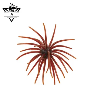 High Visibility Natural Eco-Friendly Soft Material Sea Urchin Fullcast Creature Fishing Baits thumbnail-5