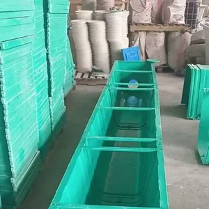 Lightweight FRP Drainage Channel E600 Load Class 200mm Wide 300mm Deep Bolted Connection thumbnail-1