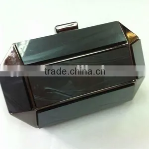 2012 Fashion Amber Resin Handbag Clutch Factory Price thumbnail-1