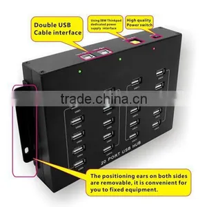Industrial Grade 20 Port USB HUB Dual USB3.0 Adapter Industrial Class Production thumbnail-5