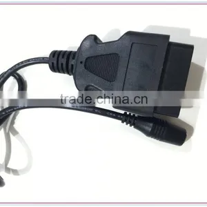 Male OBD Plug Female DC5.5x2.1 Diagnostic Adapter Cable thumbnail-1