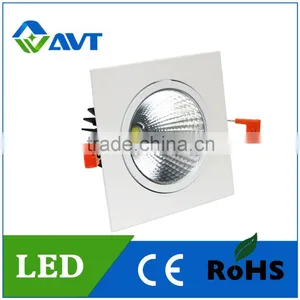 Square 10W 15W 20W Down Light Led COB Recessed Mount Square Round Epistar Chip WW NW CW thumbnail-1
