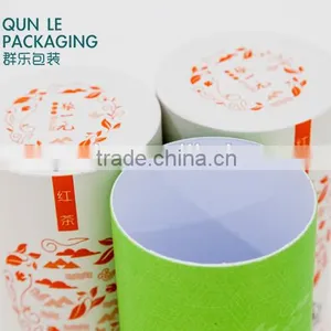 Custom Logo Biodegradable Cardboard Paper Tube Packaging for Tea thumbnail-3